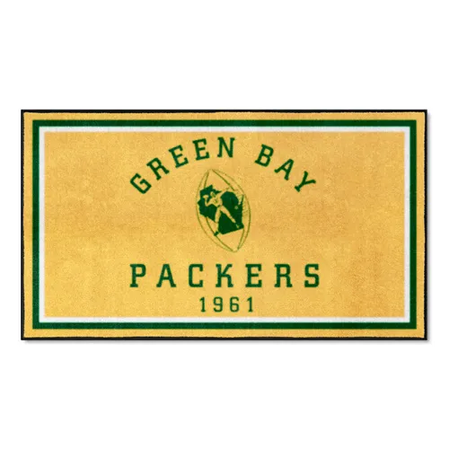 Fan Mats Green Bay Packers 3Ft. X 5Ft. Plush Area Rug