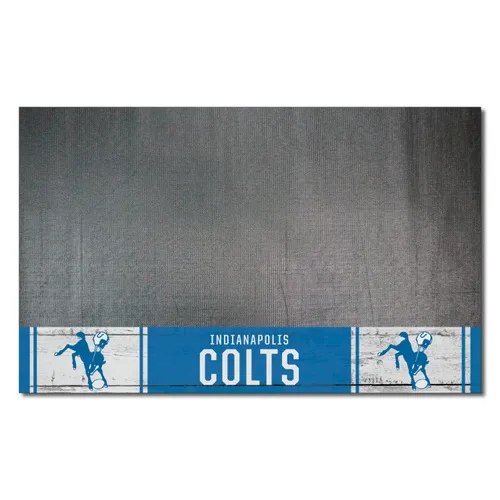 Fan Mats Indianapolis Colts Vinyl Grill Mat - 26In. X 42In.