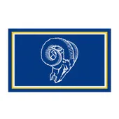 Fan Mats Los Angeles Rams 3Ft. X 5Ft. Plush Area Rug