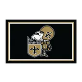 Fan Mats New Orleans Saints 3Ft. X 5Ft. Plush Area Rug