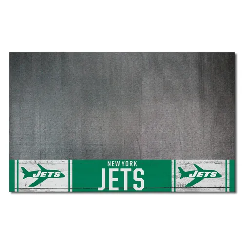Fan Mats New York Jets Vinyl Grill Mat - 26In. X 42In.