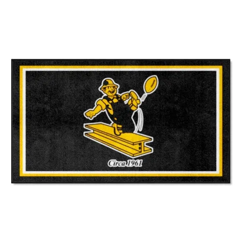 Fan Mats Pittsburgh Steelers 3Ft. X 5Ft. Plush Area Rug