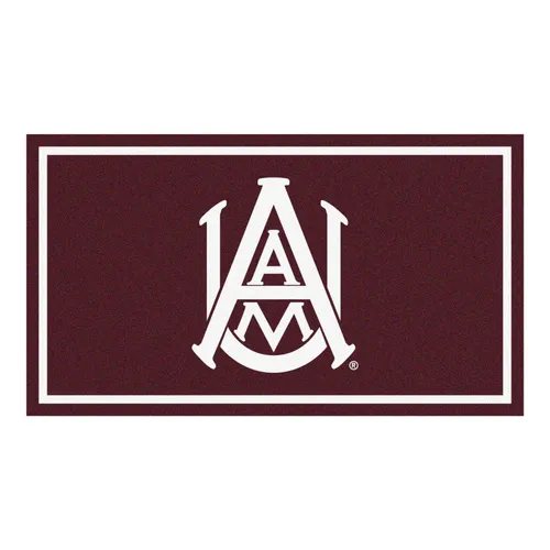 Fan Mats Alabama A&M Bulldogs 3Ft. X 5Ft. Plush Area Rug