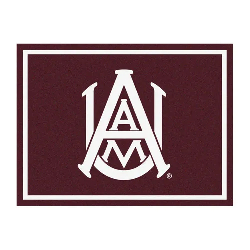 Fan Mats Alabama A&M Bulldogs 8Ft. X 10 Ft. Plush Area Rug