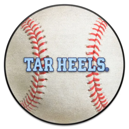 Fan Mats North Carolina Tar Heels Baseball Rug - 27In. Diameter