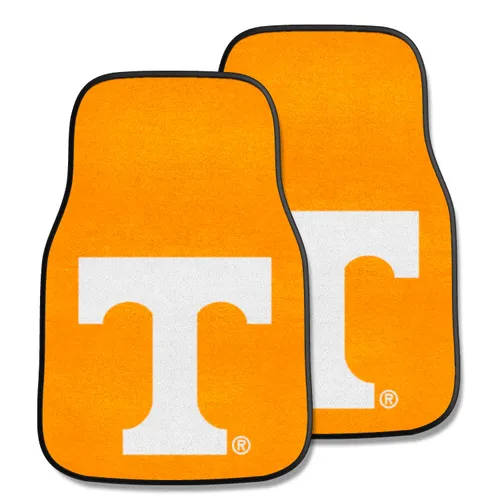 Fan Mats Tennessee Volunteers Carpet Car Mat Set - 2 Pieces