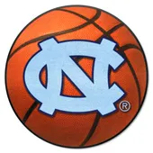 Fan Mats North Carolina Tar Heels Basketball Rug - 27In. Diameter