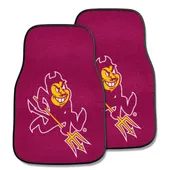 Fan Mats Arizona State Sun Devils Carpet Car Mat Set - 2 Pieces