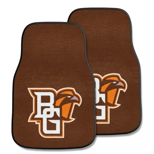 Fan Mats Bowling Green Falcons Carpet Car Mat Set - 2 Pieces