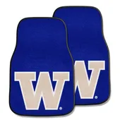 Fan Mats Washington Huskies Carpet Car Mat Set - 2 Pieces