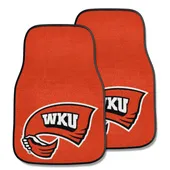 Fan Mats Western Kentucky Hilltoppers Carpet Car Mat Set - 2 Pieces