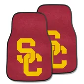 Fan Mats Southern California Trojans Carpet Car Mat Set - 2 Pieces