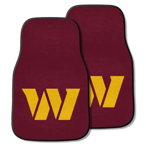 Fan Mats Washington Commanders Carpet Car Mat Set