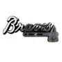 Fan Mats Atlanta Braves Molded Chrome Plastic Emblem