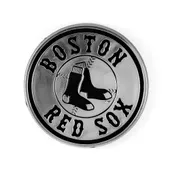 Fan Mats Boston Red Sox Molded Chrome Plastic Emblem