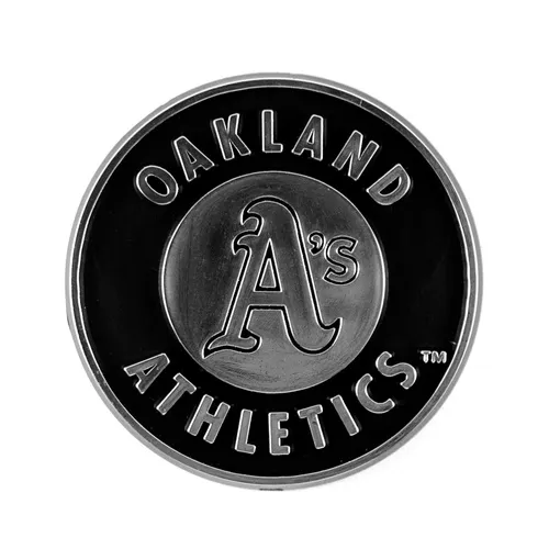 Fan Mats Oakland Athletics Molded Chrome Plastic Emblem