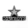 Fan Mats Dallas Cowboys Molded Chrome Plastic Emblem