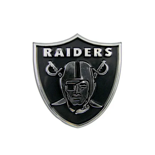 Fan Mats Las Vegas Raiders Molded Chrome Plastic Emblem