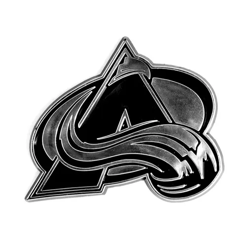 Fan Mats Colorado Avalanche Molded Chrome Plastic Emblem