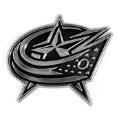 Fan Mats Columbus Blue Jackets Molded Chrome Plastic Emblem