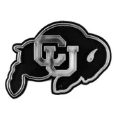 Fan Mats Colorado Buffaloes Molded Chrome Plastic Emblem