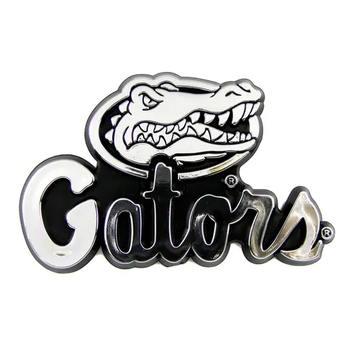 Fan Mats Florida Gators Molded Chrome Plastic Emblem