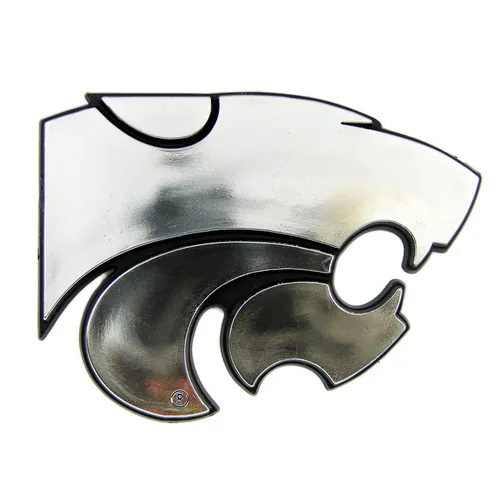 Fan Mats Kansas State Wildcats Molded Chrome Plastic Emblem