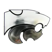 Fan Mats Kansas State Wildcats Molded Chrome Plastic Emblem