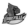 Fan Mats Louisville Cardinals Molded Chrome Plastic Emblem