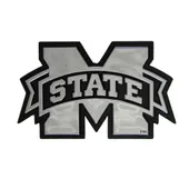 Fan Mats Mississippi State Bulldogs Molded Chrome Plastic Emblem