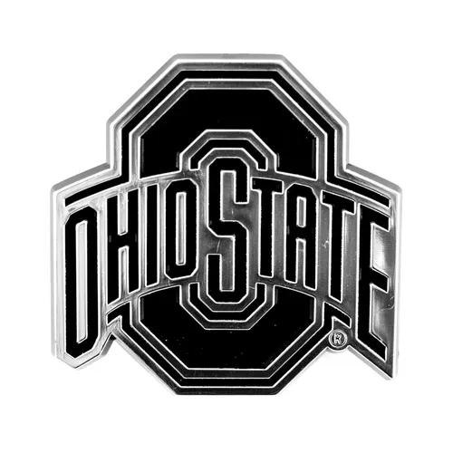 Fan Mats Ohio State Buckeyes Molded Chrome Plastic Emblem