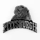 Fan Mats Pitt Panthers Molded Chrome Plastic Emblem