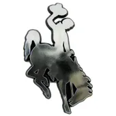 Fan Mats Wyoming Cowboys Molded Chrome Plastic Emblem