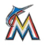 Fan Mats Miami Marlins Heavy Duty Aluminum Embossed Color Emblem