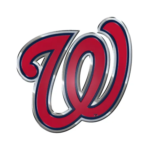 Fan Mats Washington Nationals Heavy Duty Aluminum Embossed Color Emblem