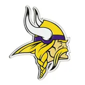 Fan Mats Minnesota Vikings Heavy Duty Aluminum Embossed Color Emblem