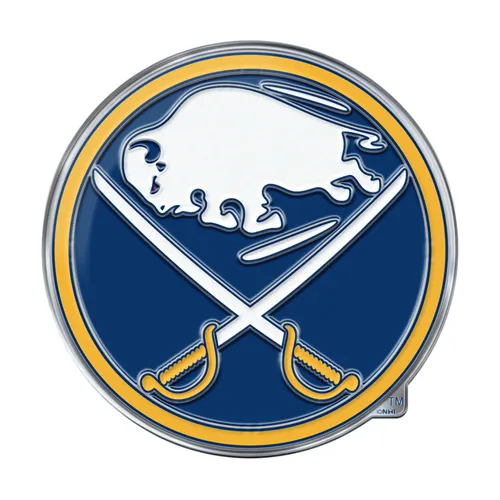 Fan Mats Buffalo Sabres Heavy Duty Aluminum Embossed Color Emblem