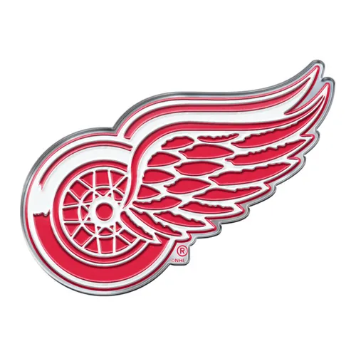 Fan Mats Detroit Red Wings Heavy Duty Aluminum Embossed Color Emblem