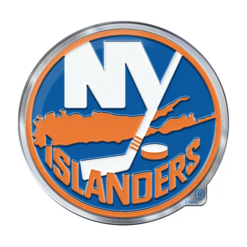 Fan Mats New York Islanders Heavy Duty Aluminum Embossed Color Emblem