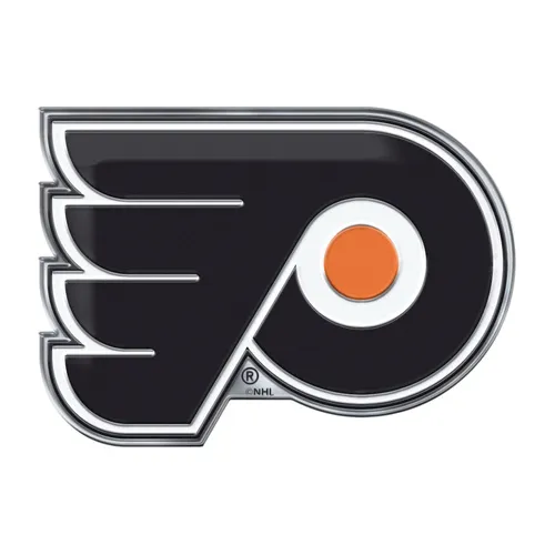 Fan Mats Philadelphia Flyers Heavy Duty Aluminum Embossed Color Emblem