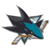 Fan Mats San Jose Sharks Heavy Duty Aluminum Embossed Color Emblem