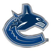 Fan Mats Vancouver Canucks Heavy Duty Aluminum Embossed Color Emblem