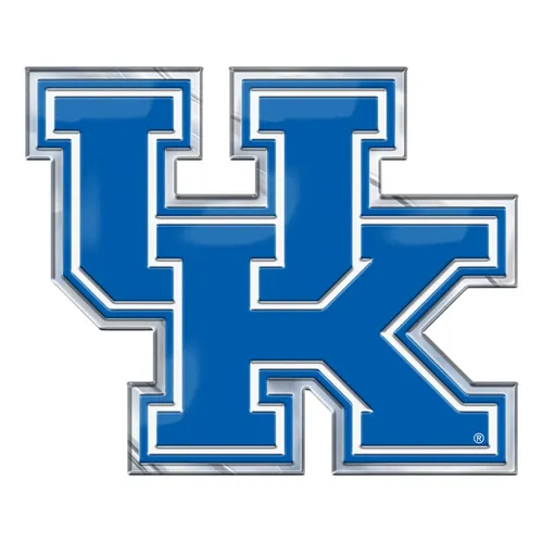 Fan Mats Kentucky Wildcats Heavy Duty Aluminum Embossed Color Emblem