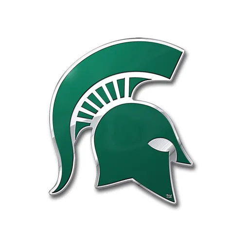 Fan Mats Michigan State Spartans Heavy Duty Aluminum Embossed Color Emblem