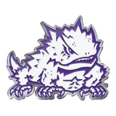 Fan Mats Tcu Horned Frogs Heavy Duty Aluminum Embossed Color Emblem