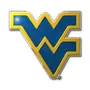 Fan Mats West Virginia Mountaineers Heavy Duty Aluminum Embossed Color Emblem