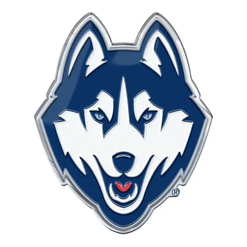 Fan Mats Uconn Huskies Heavy Duty Aluminum Embossed Color Emblem