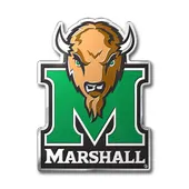 Fan Mats Marshall Thundering Herd Heavy Duty Aluminum Embossed Color Emblem