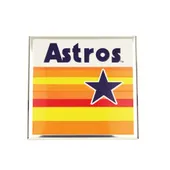 Fan Mats Houston Astros Heavy Duty Aluminum Embossed Color Emblem - Alternate