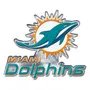 Fan Mats Miami Dolphins Heavy Duty Aluminum Embossed Color Emblem - Alternate